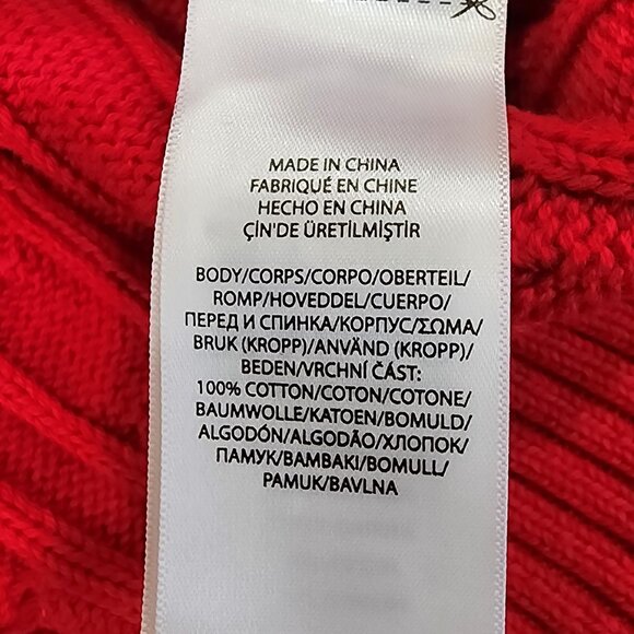 Polo Ralph Lauren Cable Knit Crewneck Short Sleeve Pullover Sweater Women's XL - Picture 3 of 9